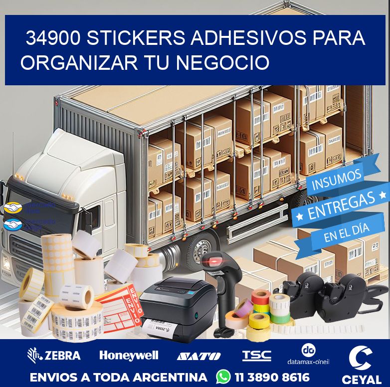 34900 STICKERS ADHESIVOS PARA ORGANIZAR TU NEGOCIO