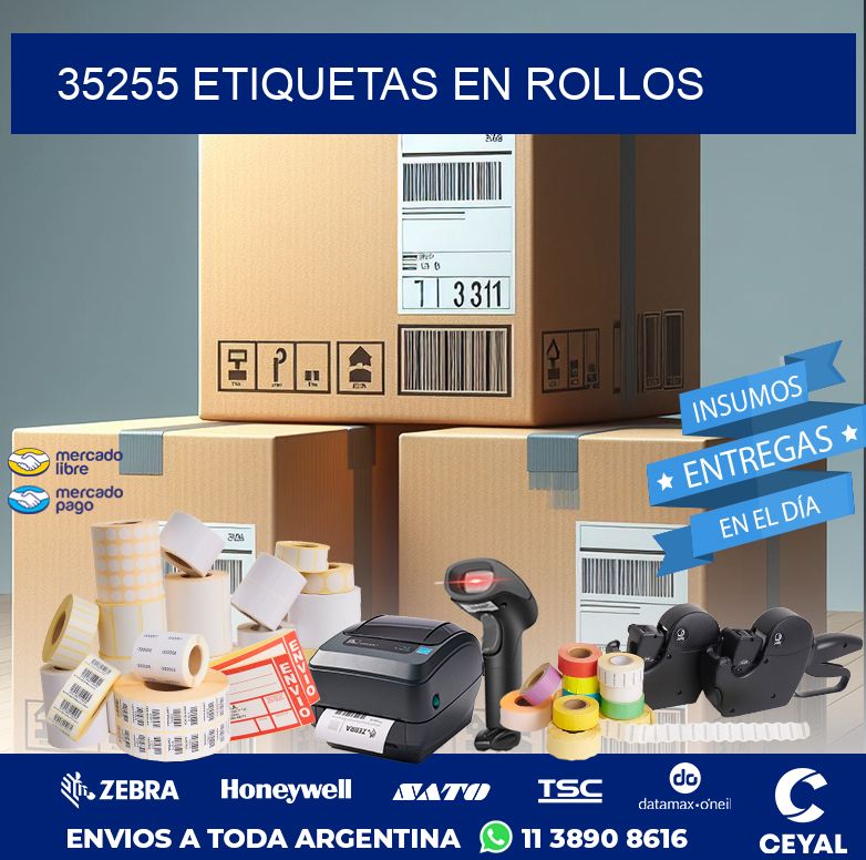 35255 ETIQUETAS EN ROLLOS