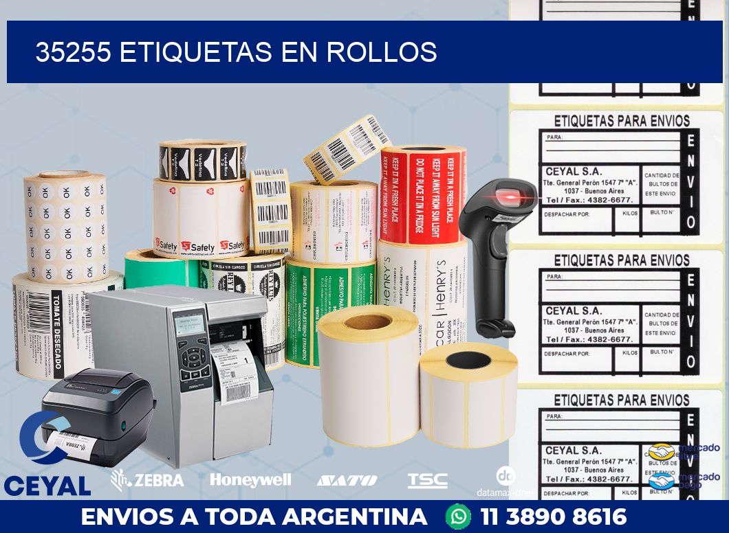 35255 ETIQUETAS EN ROLLOS