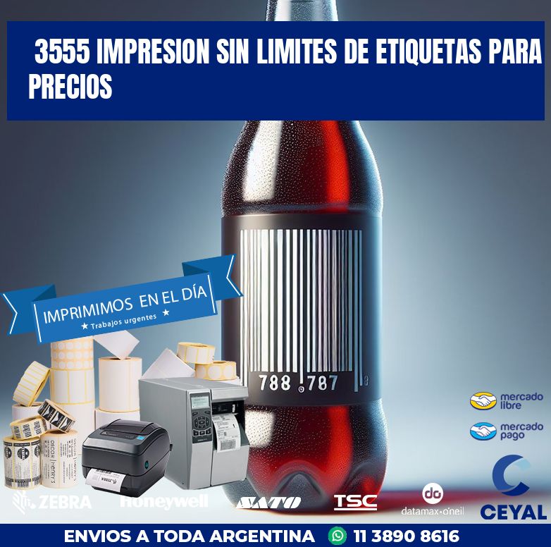 3555 IMPRESION SIN LIMITES DE ETIQUETAS PARA PRECIOS