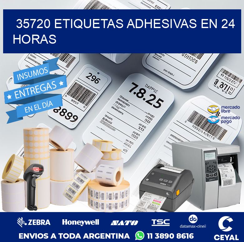 35720 ETIQUETAS ADHESIVAS EN 24 HORAS