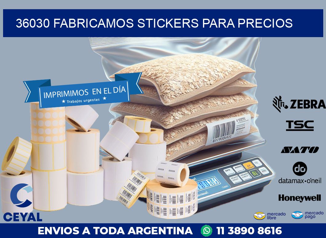 36030 FABRICAMOS STICKERS PARA PRECIOS
