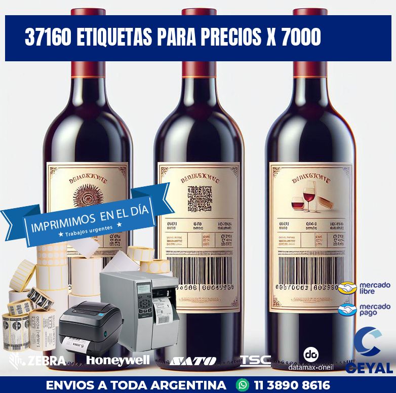 37160 ETIQUETAS PARA PRECIOS X 7000