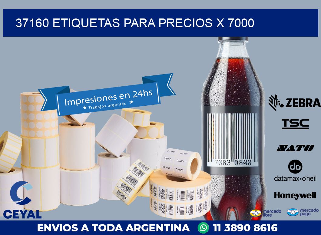 37160 ETIQUETAS PARA PRECIOS X 7000