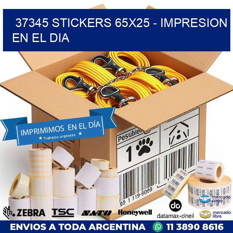 37345 STICKERS 65×25 – IMPRESION EN EL DIA