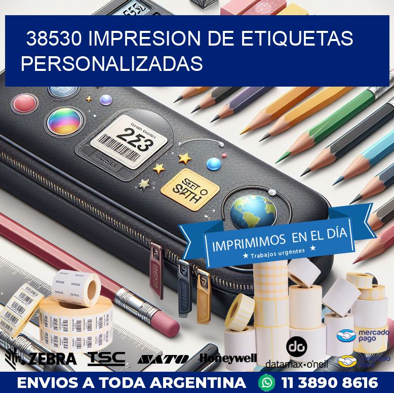 38530 IMPRESION DE ETIQUETAS PERSONALIZADAS