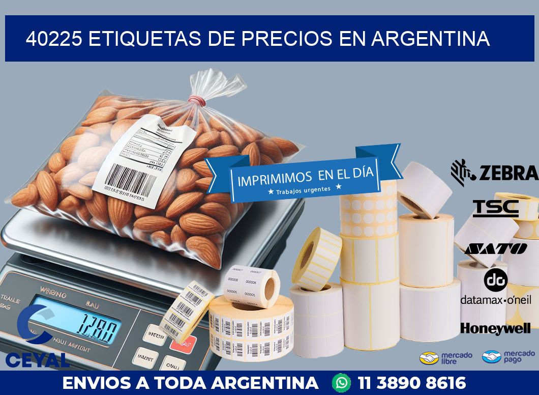 40225 ETIQUETAS DE PRECIOS EN ARGENTINA