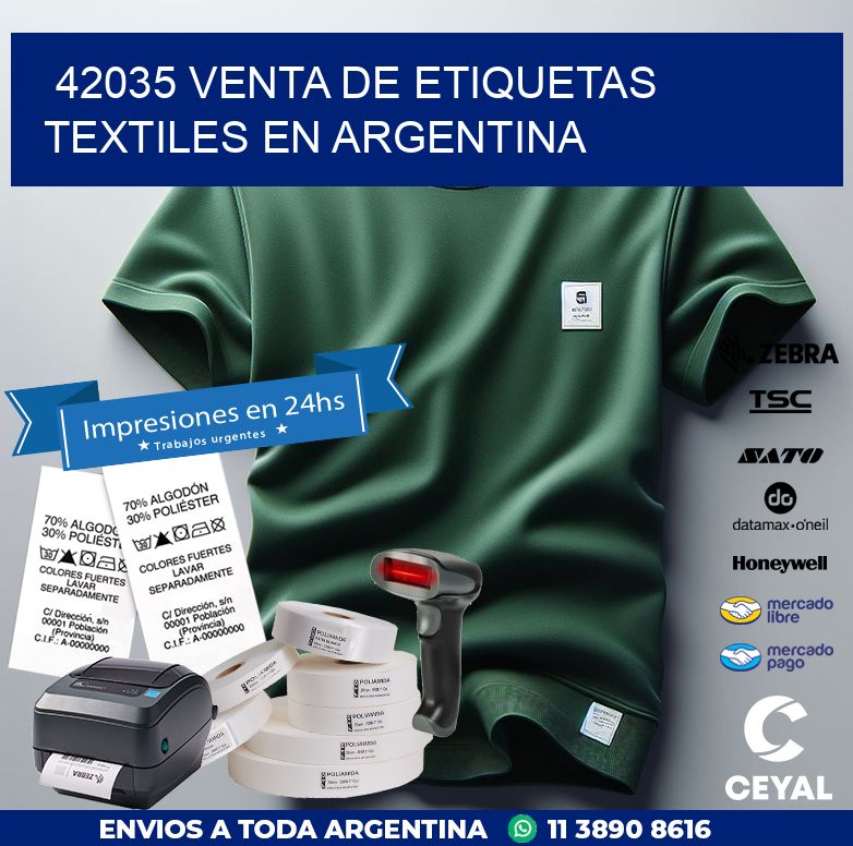 42035 VENTA DE ETIQUETAS TEXTILES EN ARGENTINA