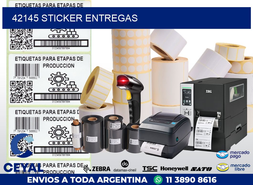 42145 STICKER ENTREGAS