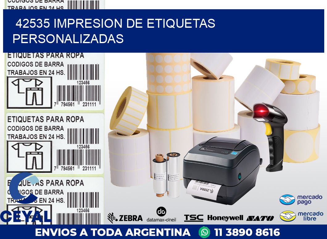 42535 IMPRESION DE ETIQUETAS PERSONALIZADAS