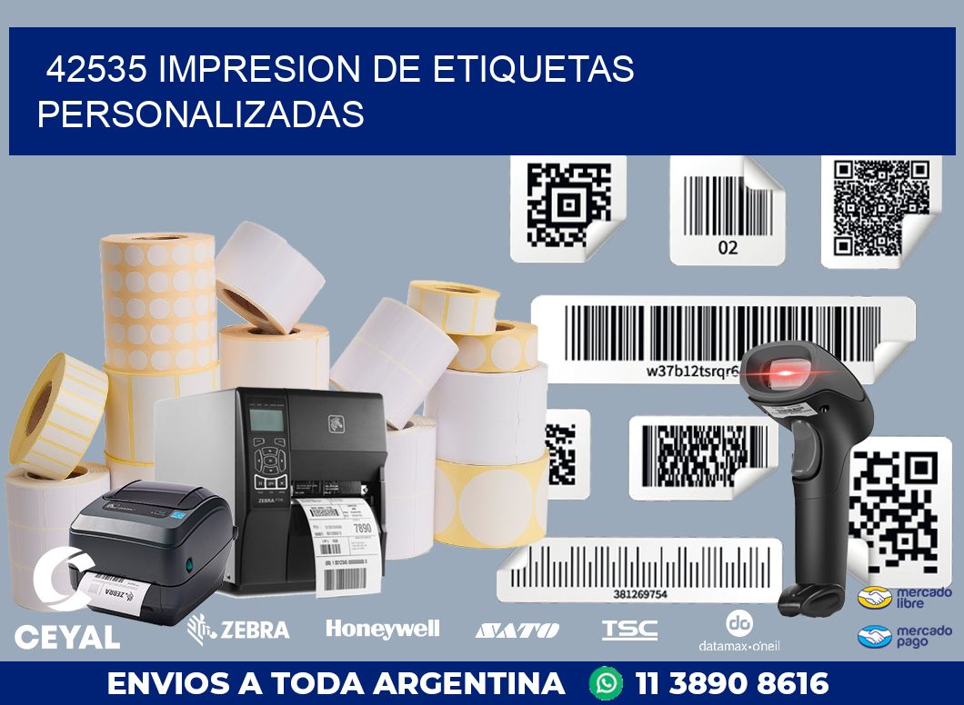 42535 IMPRESION DE ETIQUETAS PERSONALIZADAS