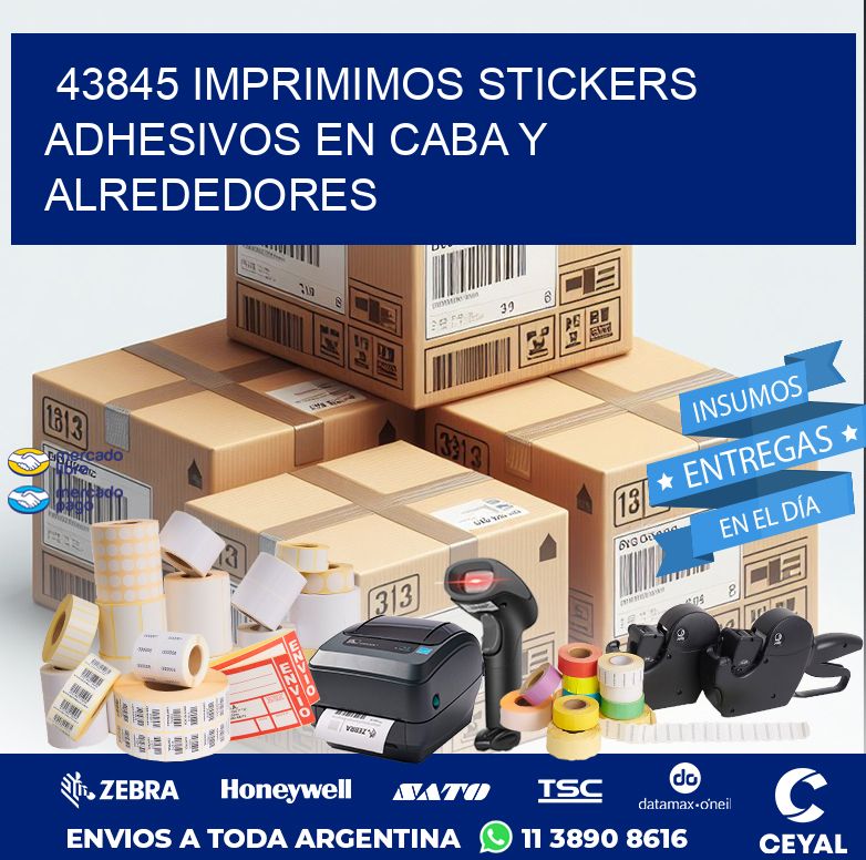 43845 IMPRIMIMOS STICKERS ADHESIVOS EN CABA Y ALREDEDORES