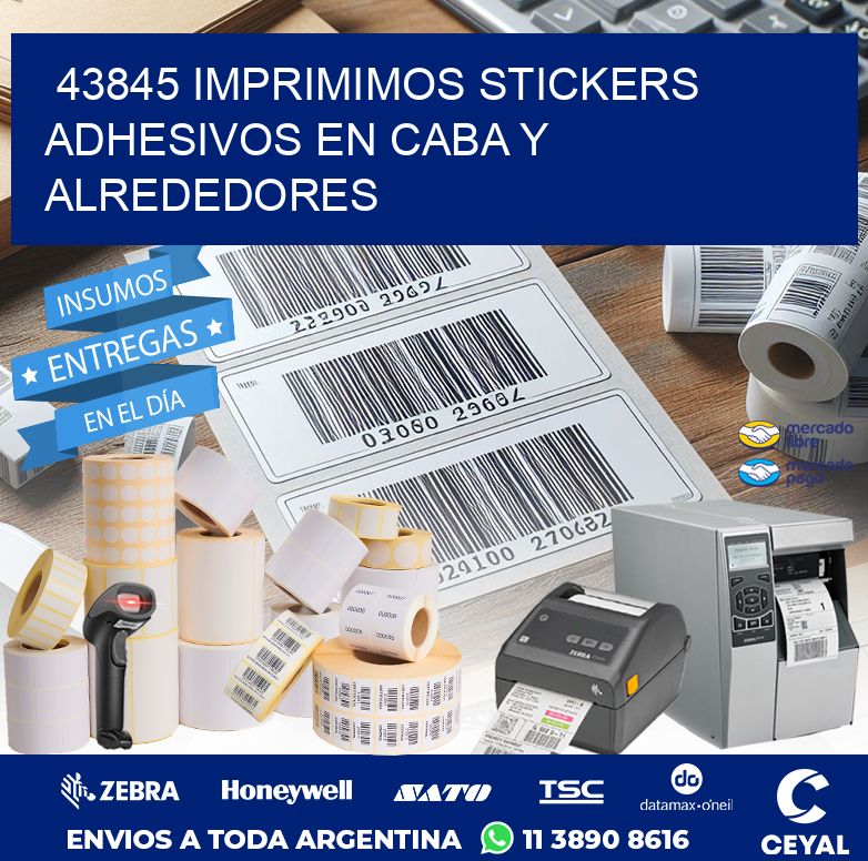 43845 IMPRIMIMOS STICKERS ADHESIVOS EN CABA Y ALREDEDORES