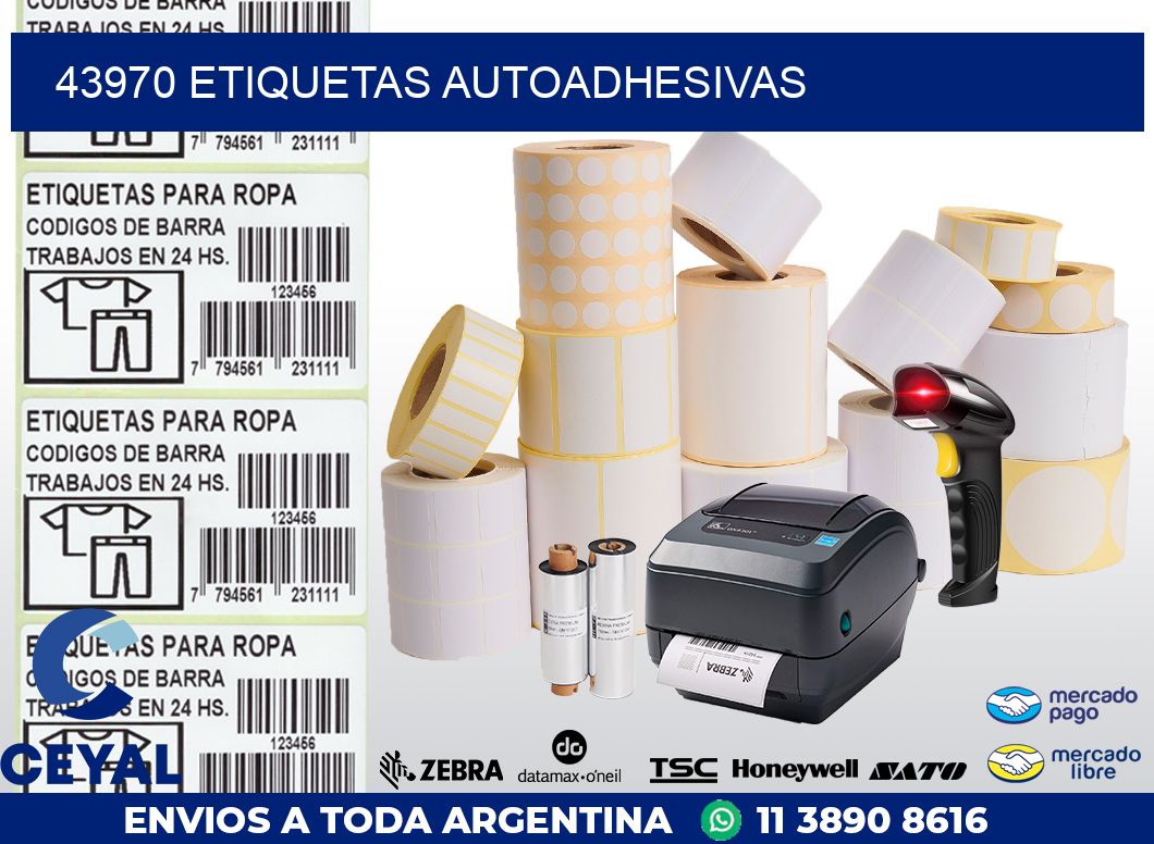 43970 ETIQUETAS AUTOADHESIVAS