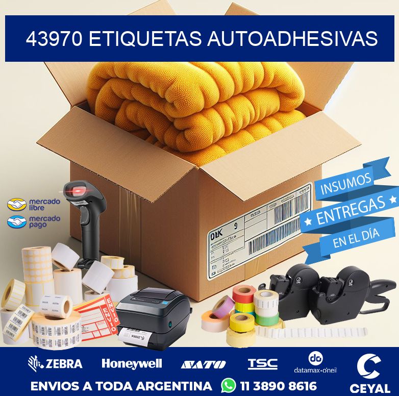 43970 ETIQUETAS AUTOADHESIVAS
