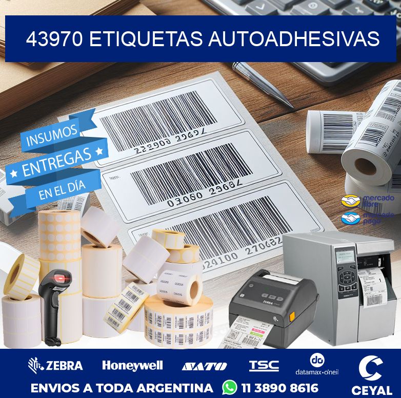 43970 ETIQUETAS AUTOADHESIVAS
