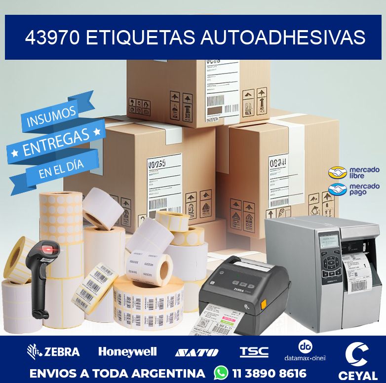 43970 ETIQUETAS AUTOADHESIVAS
