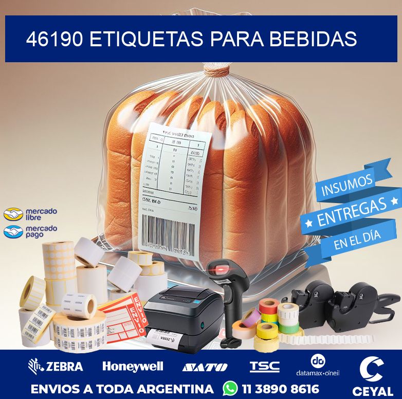 46190 ETIQUETAS PARA BEBIDAS