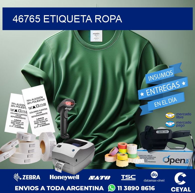 46765 ETIQUETA ROPA