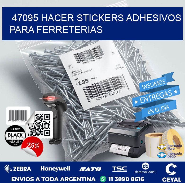 47095 HACER STICKERS ADHESIVOS PARA FERRETERIAS