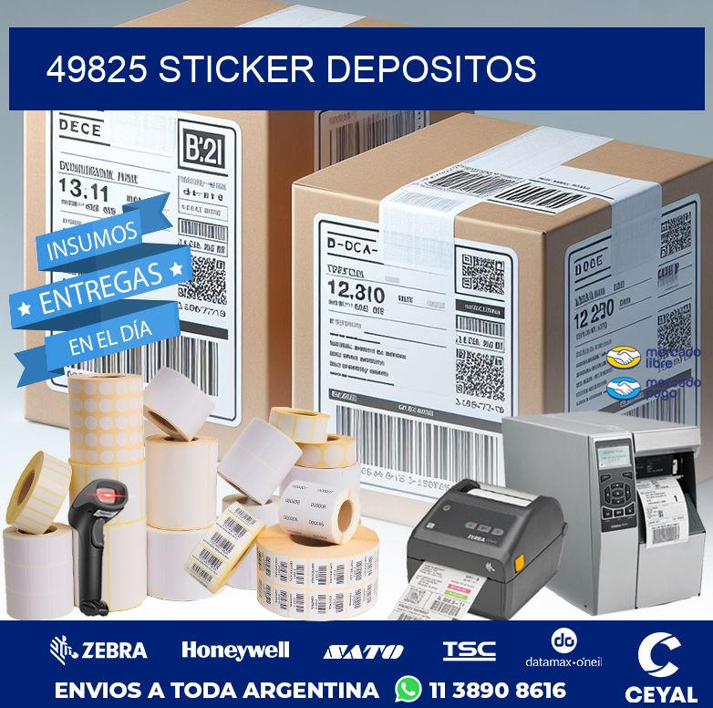 49825 STICKER DEPOSITOS