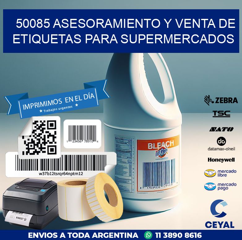 50085 ASESORAMIENTO Y VENTA DE ETIQUETAS PARA SUPERMERCADOS