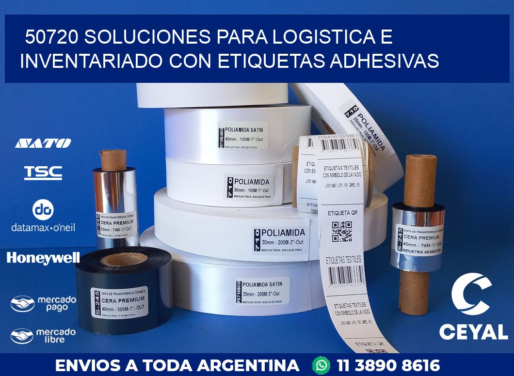 50720 SOLUCIONES PARA LOGISTICA E INVENTARIADO CON ETIQUETAS ADHESIVAS