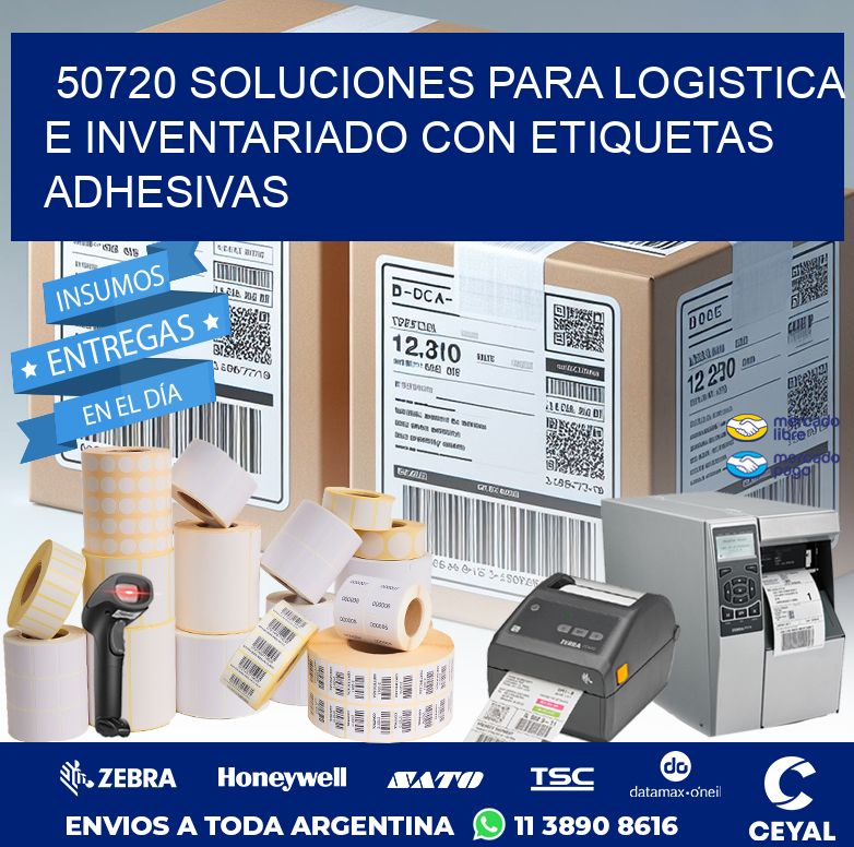 50720 SOLUCIONES PARA LOGISTICA E INVENTARIADO CON ETIQUETAS ADHESIVAS