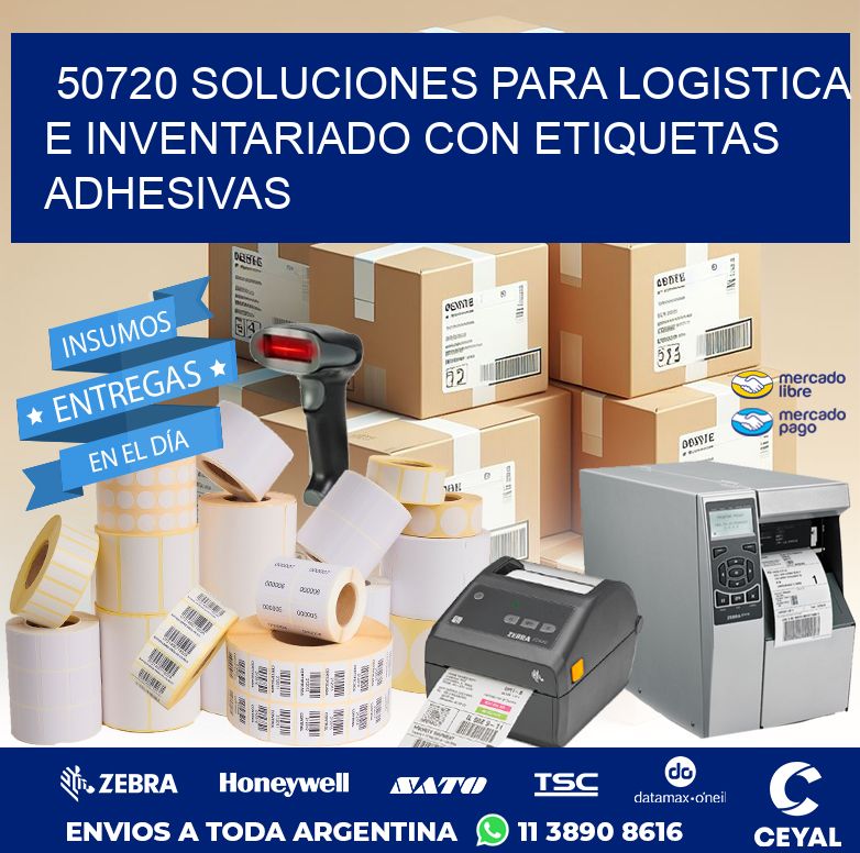 50720 SOLUCIONES PARA LOGISTICA E INVENTARIADO CON ETIQUETAS ADHESIVAS