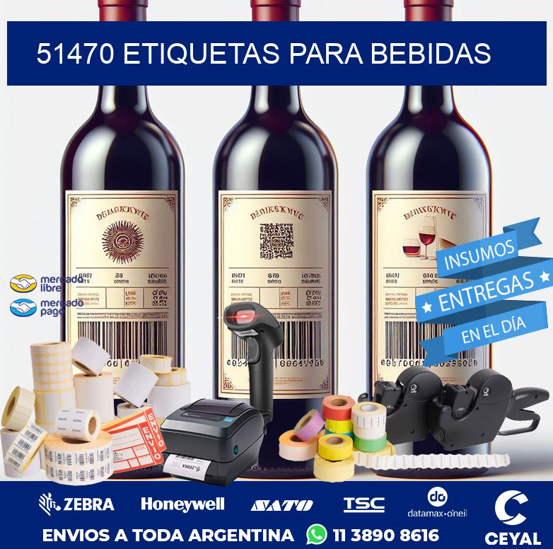 51470 ETIQUETAS PARA BEBIDAS
