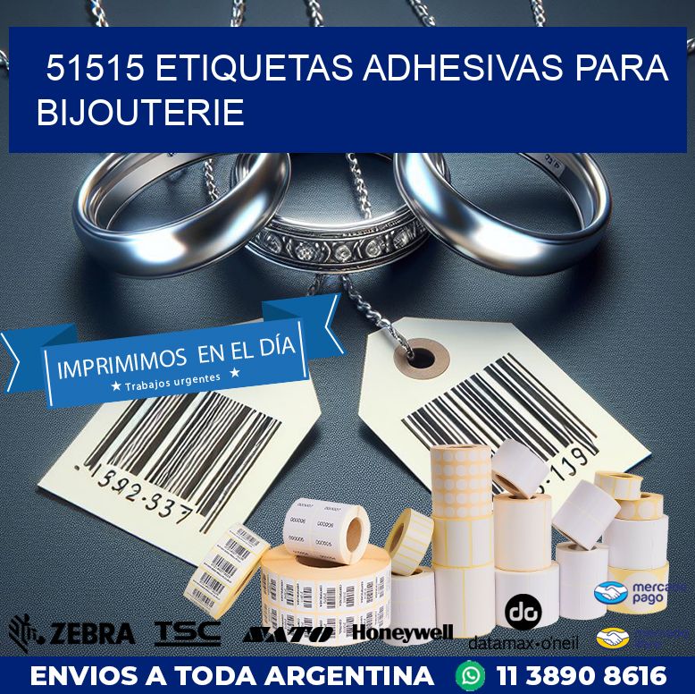 51515 ETIQUETAS ADHESIVAS PARA BIJOUTERIE