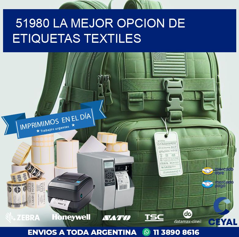 51980 LA MEJOR OPCION DE ETIQUETAS TEXTILES