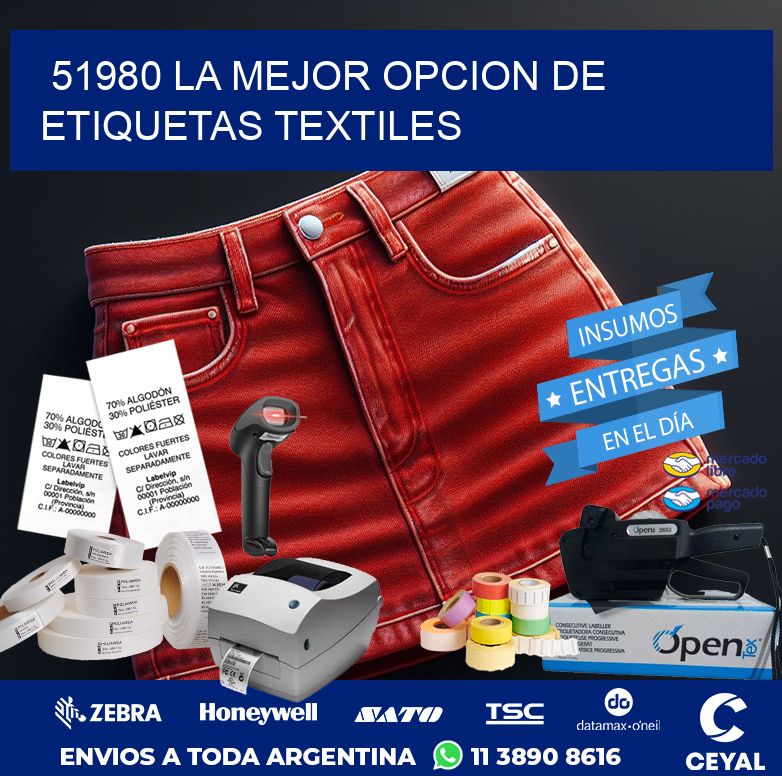 51980 LA MEJOR OPCION DE ETIQUETAS TEXTILES