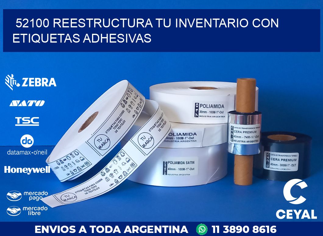 52100 REESTRUCTURA TU INVENTARIO CON ETIQUETAS ADHESIVAS