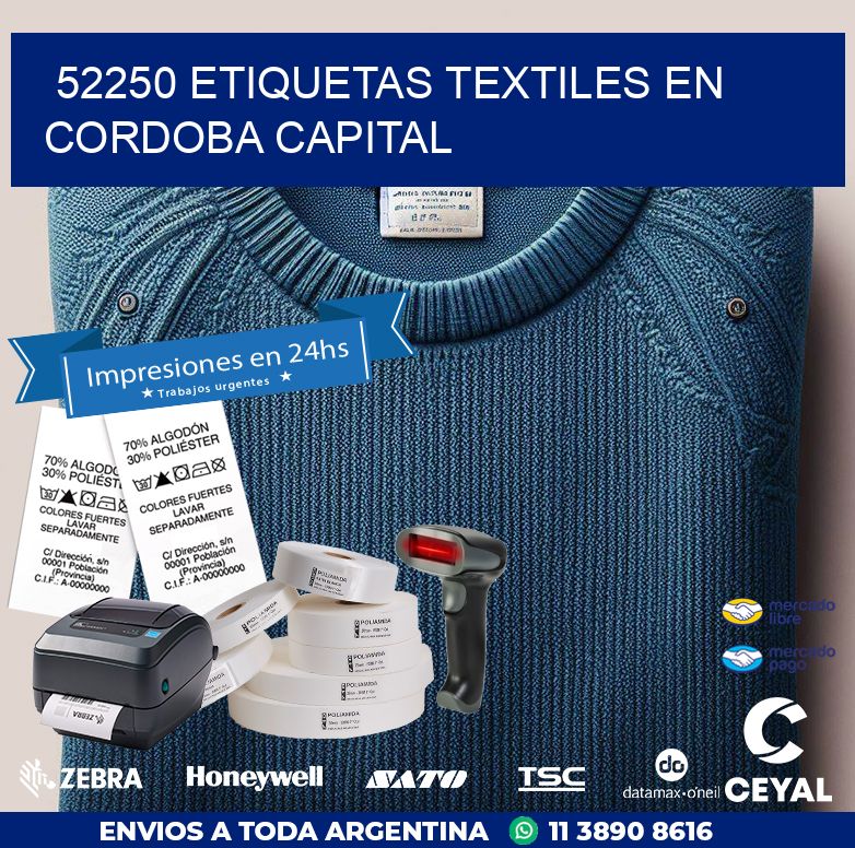 52250 ETIQUETAS TEXTILES EN CORDOBA CAPITAL