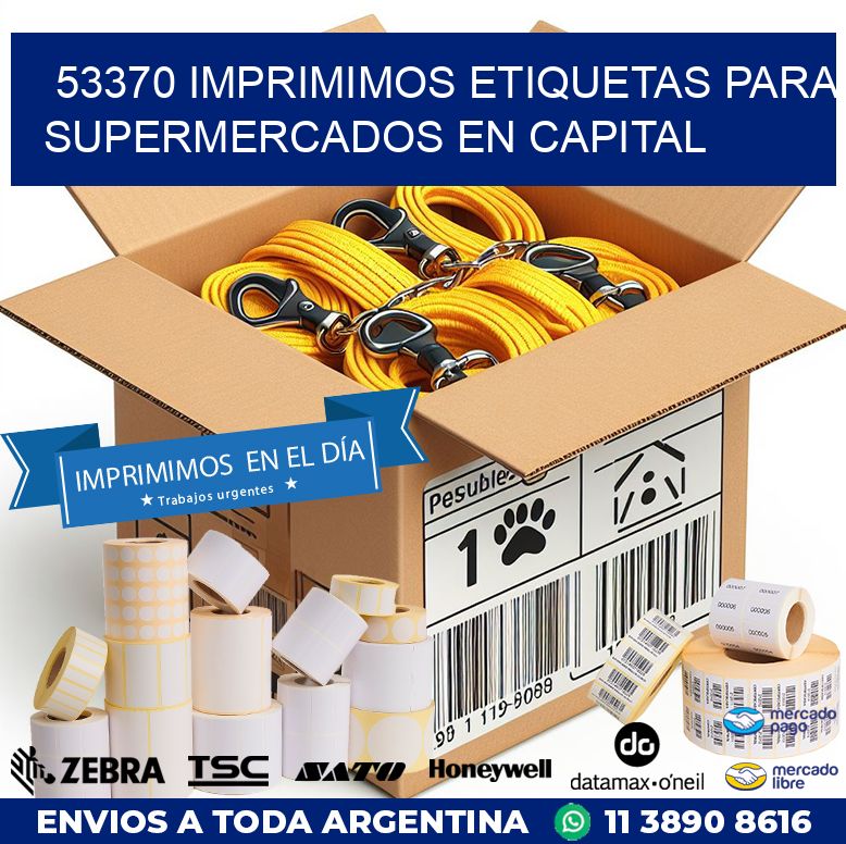 53370 IMPRIMIMOS ETIQUETAS PARA SUPERMERCADOS EN CAPITAL