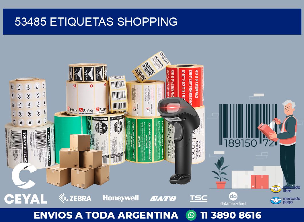 53485 ETIQUETAS SHOPPING