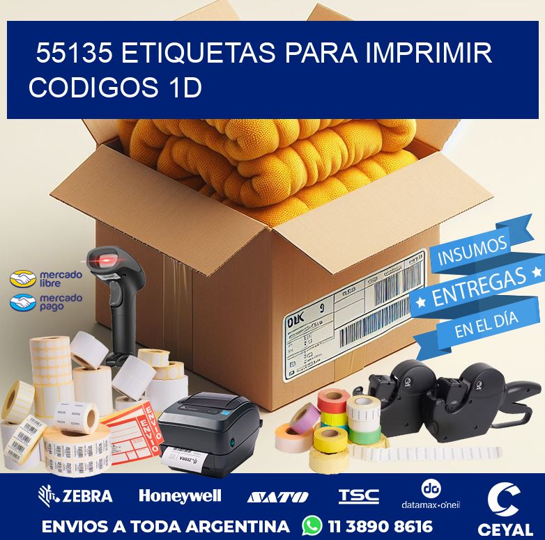 55135 ETIQUETAS PARA IMPRIMIR CODIGOS 1D