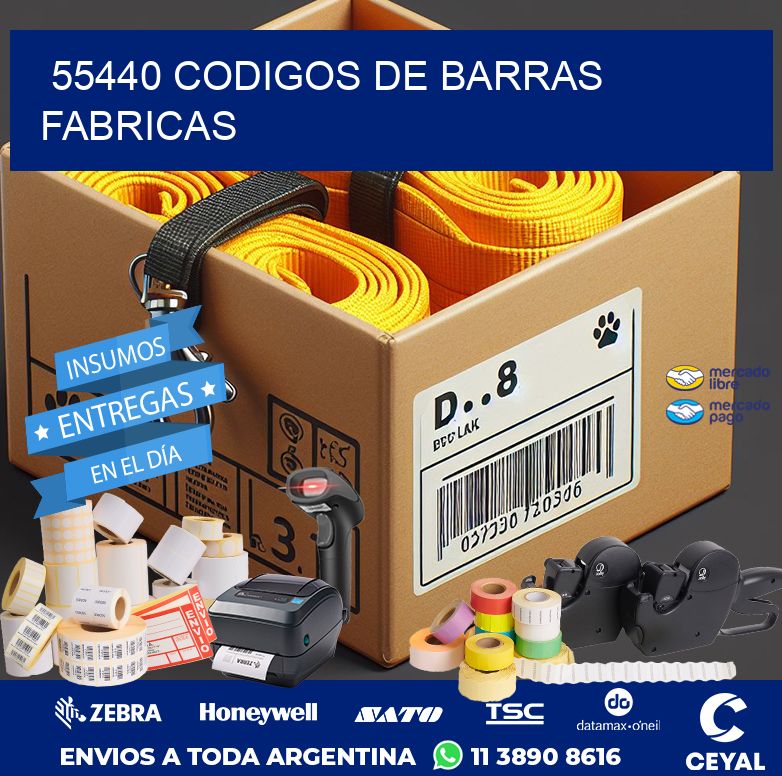 55440 CODIGOS DE BARRAS FABRICAS