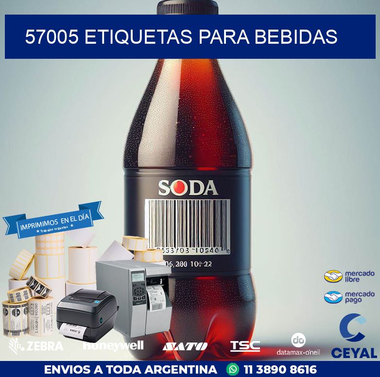 57005 ETIQUETAS PARA BEBIDAS
