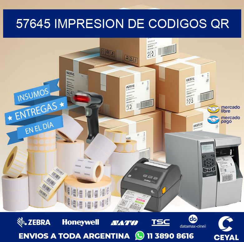 57645 IMPRESION DE CODIGOS QR