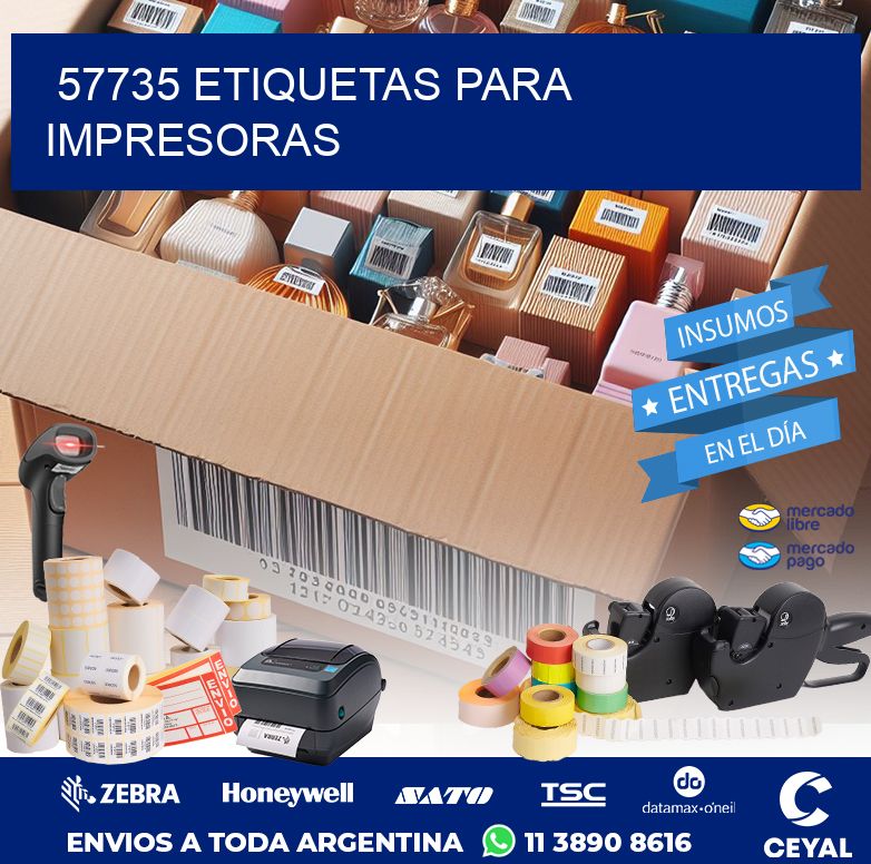57735 ETIQUETAS PARA IMPRESORAS