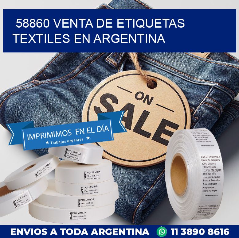 58860 VENTA DE ETIQUETAS TEXTILES EN ARGENTINA