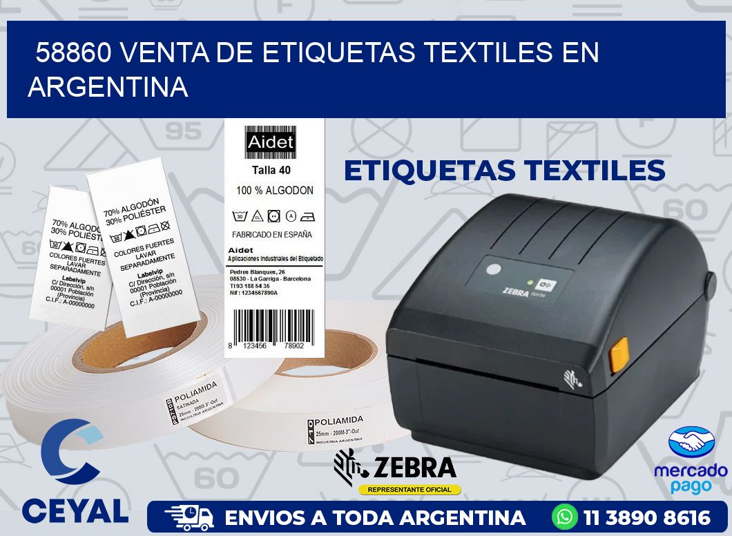 58860 VENTA DE ETIQUETAS TEXTILES EN ARGENTINA