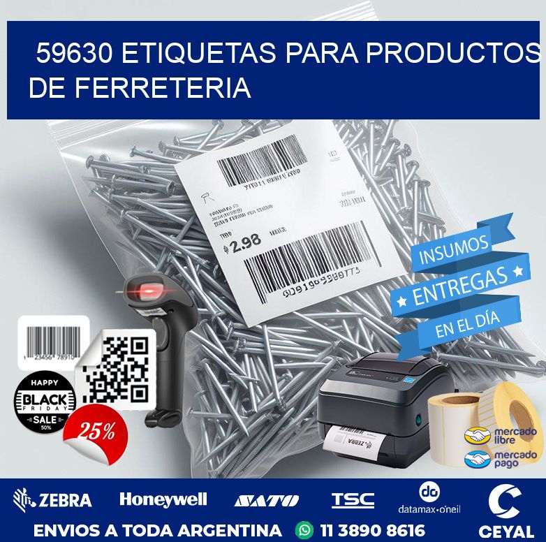 59630 ETIQUETAS PARA PRODUCTOS DE FERRETERIA