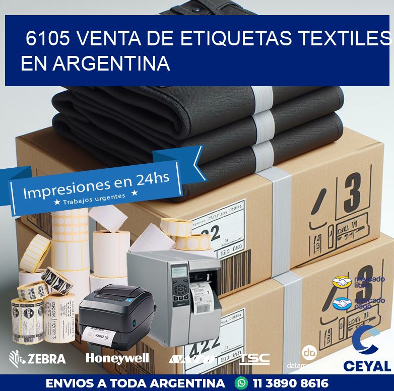 6105 VENTA DE ETIQUETAS TEXTILES EN ARGENTINA