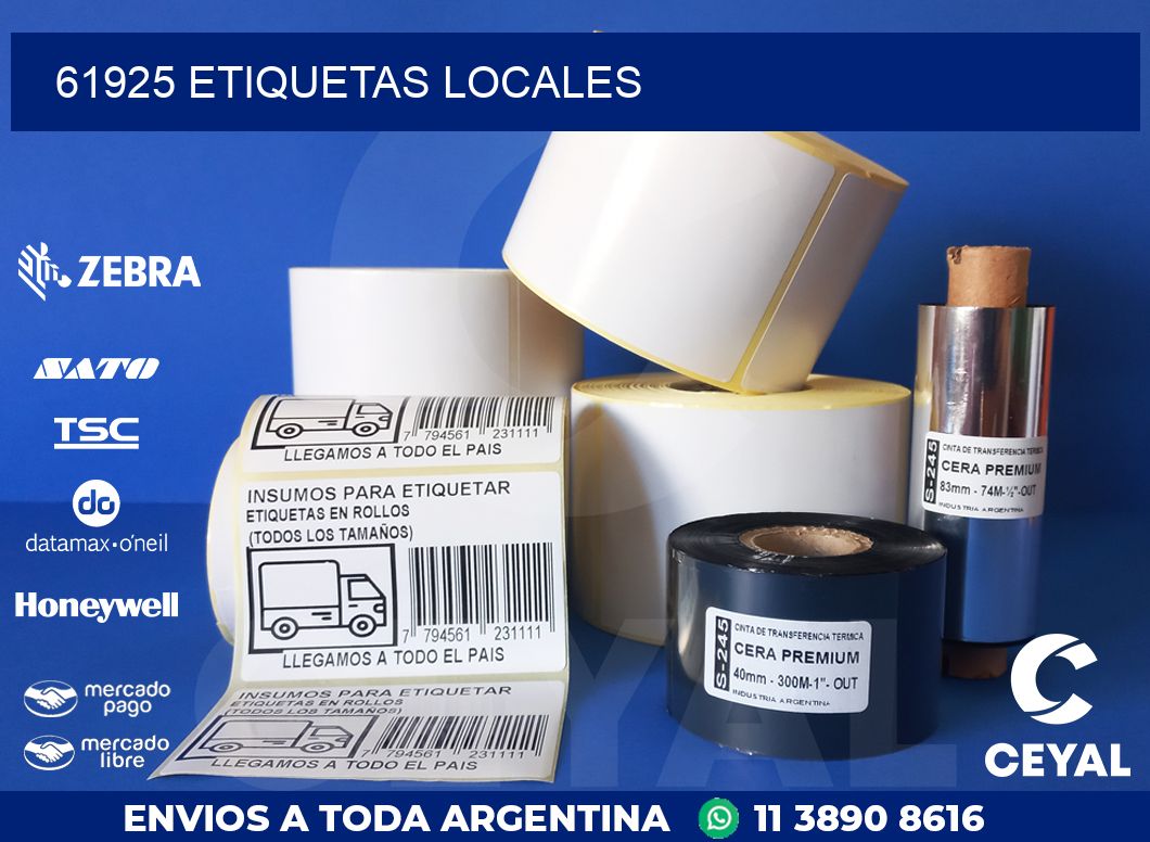 61925 ETIQUETAS LOCALES