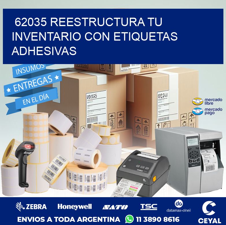 62035 REESTRUCTURA TU INVENTARIO CON ETIQUETAS ADHESIVAS