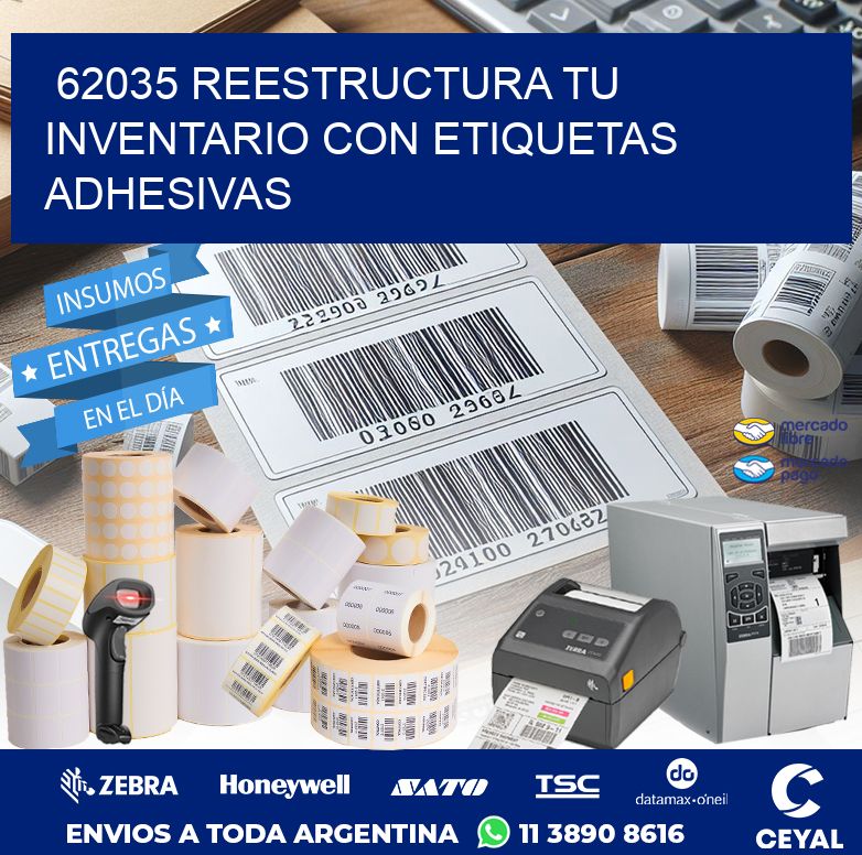 62035 REESTRUCTURA TU INVENTARIO CON ETIQUETAS ADHESIVAS