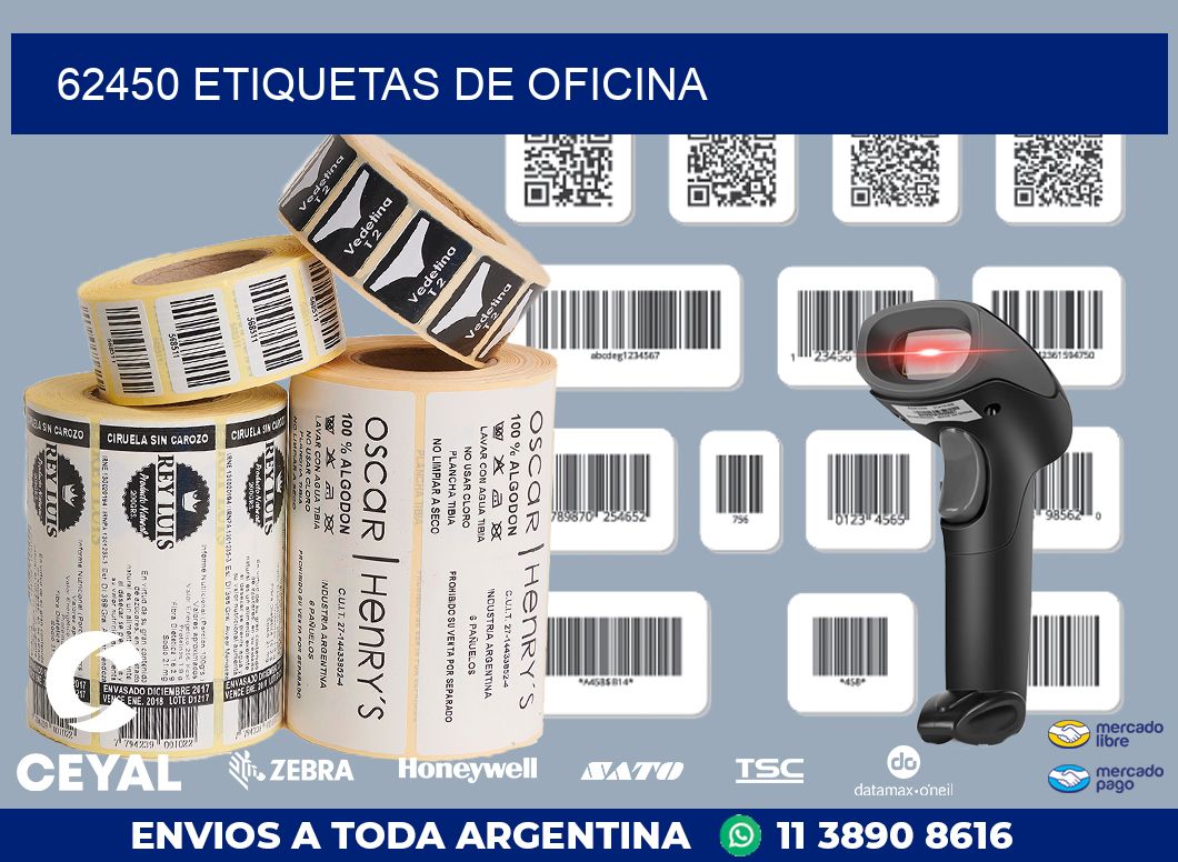 62450 ETIQUETAS DE OFICINA